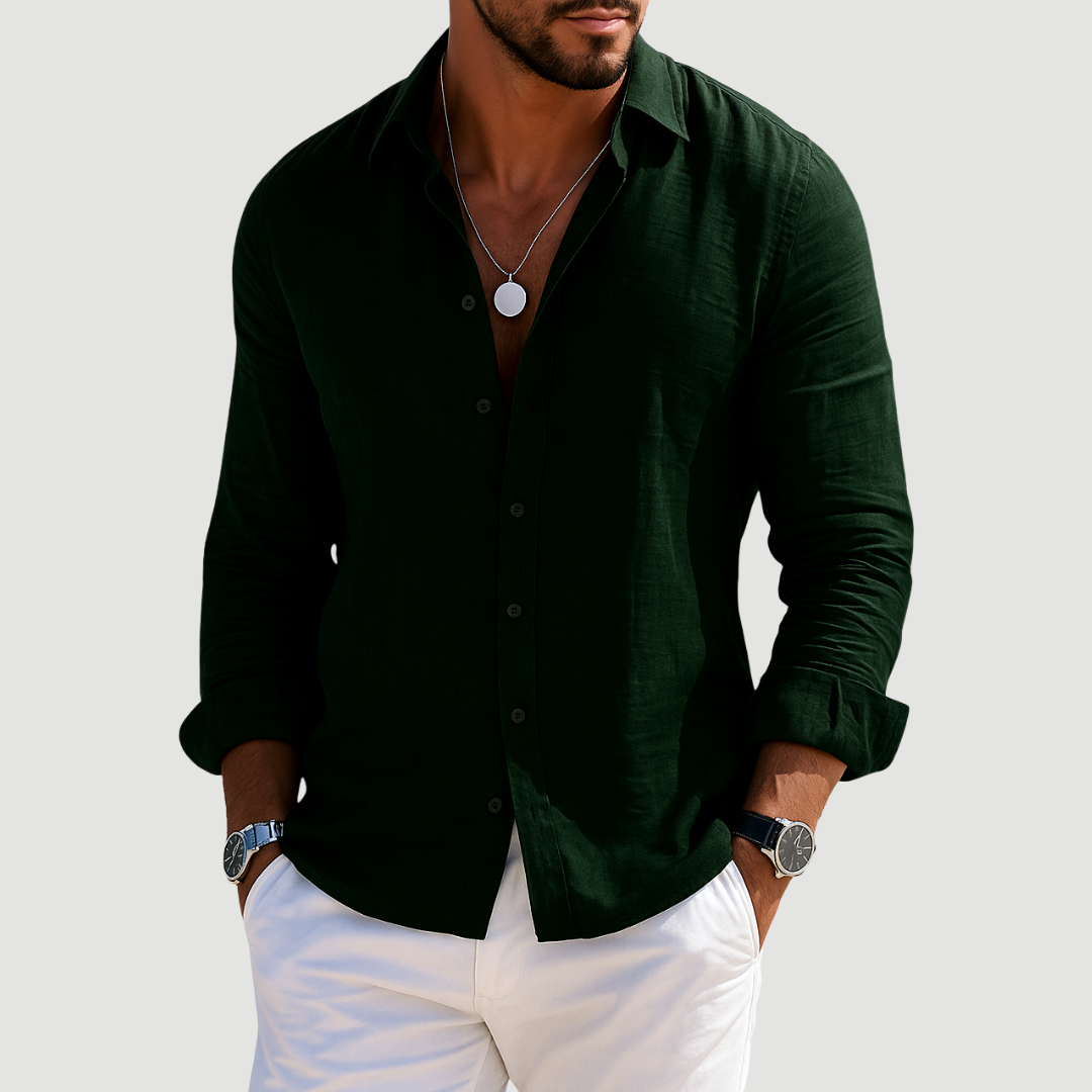 KENSUKE | リネンロングスリーブシャツ