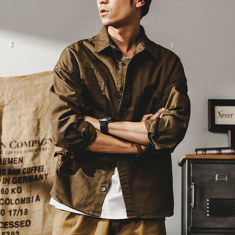 ハヤトワークスタイルオーバーシャツ