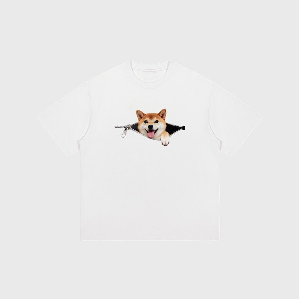 メンズ 綿100%オーバーサイズ半袖Tシャツ — ゆったりシルエット