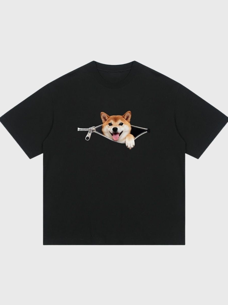メンズ 綿100%オーバーサイズ半袖Tシャツ — ゆったりシルエット