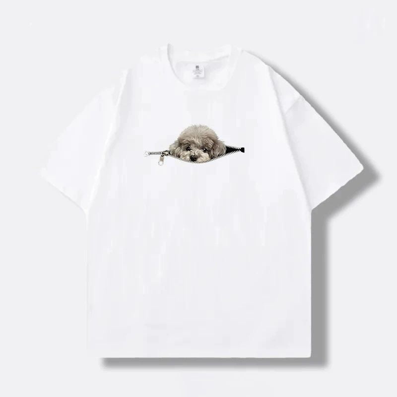 メンズ 綿100%オーバーサイズ半袖Tシャツ — ゆったりシルエット