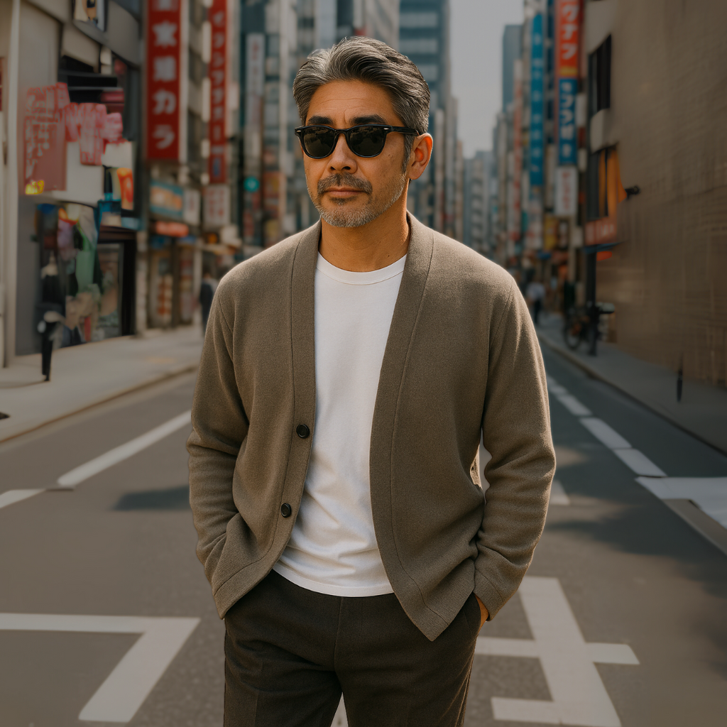 ソウタ ミニマル ニットジャケット