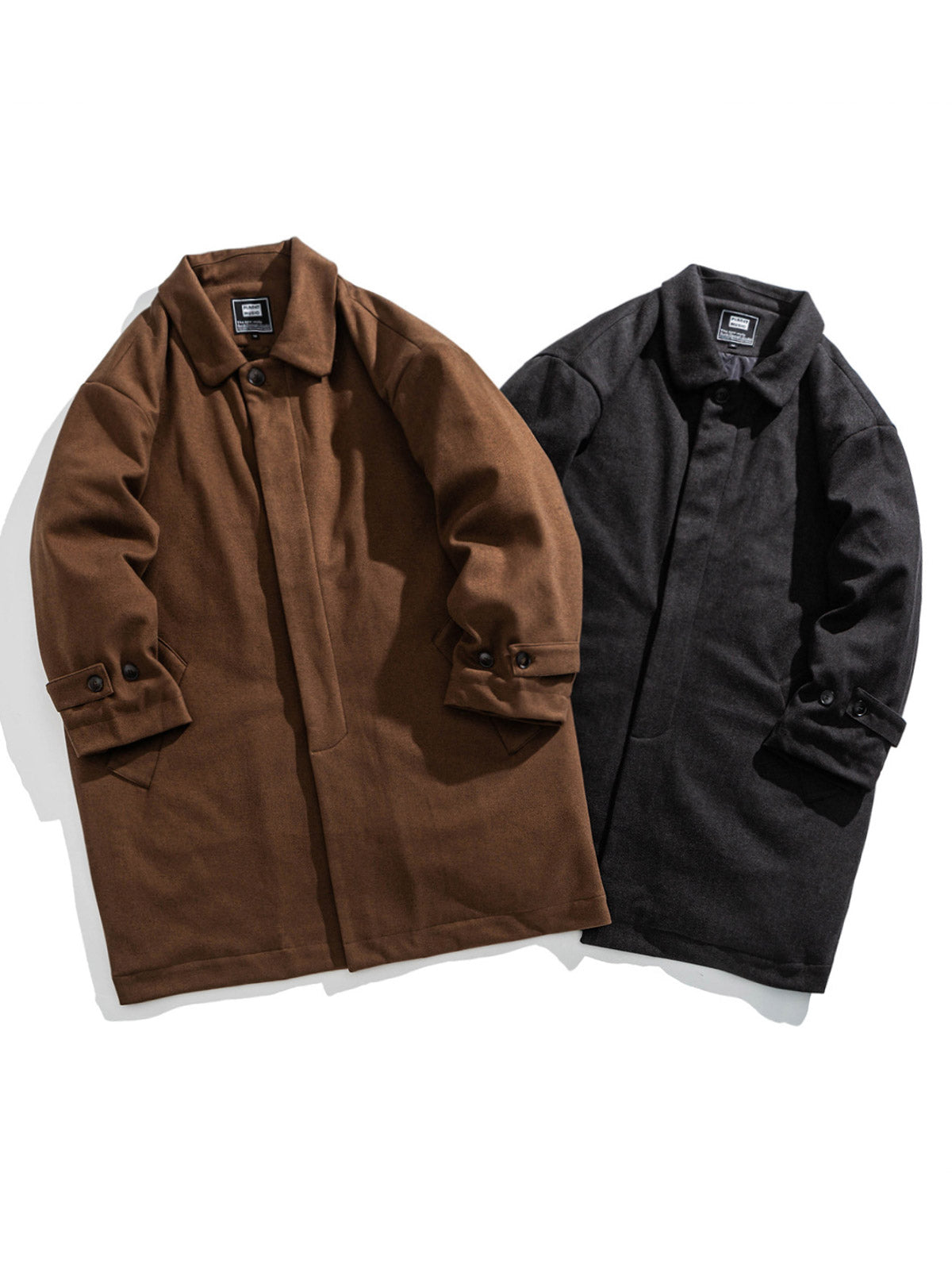 カイロウールロングコート