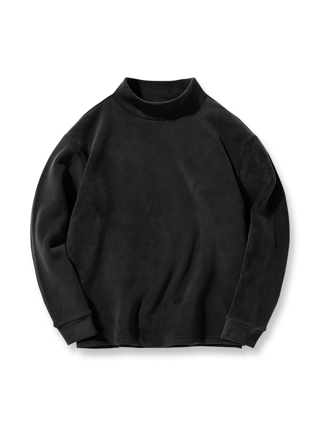 リオン ソフトフリース モックネック スウェットシャツ
