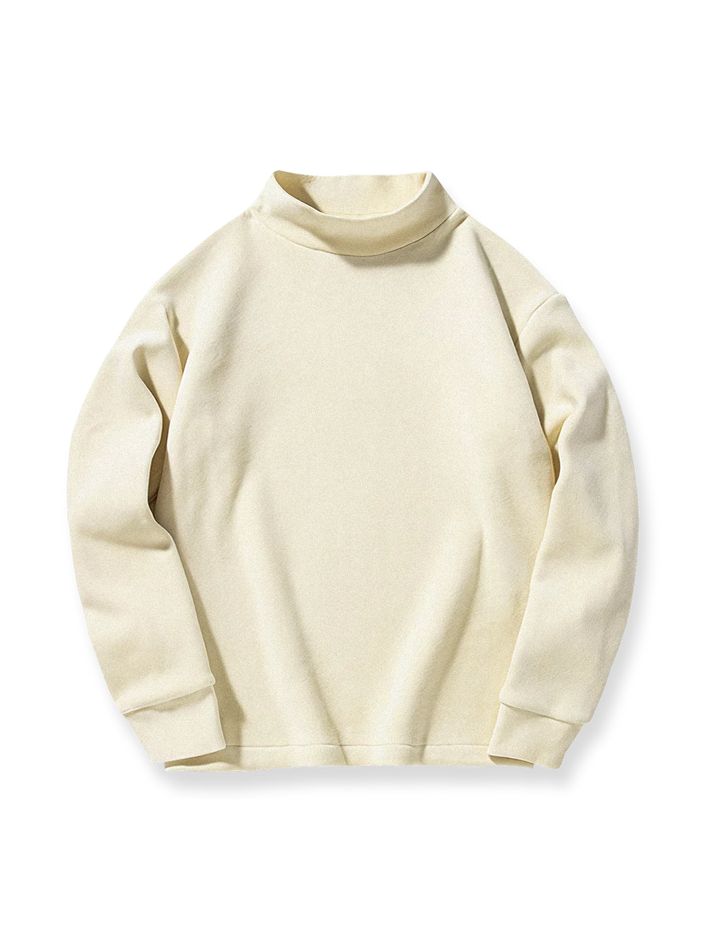 リオン ソフトフリース モックネック スウェットシャツ