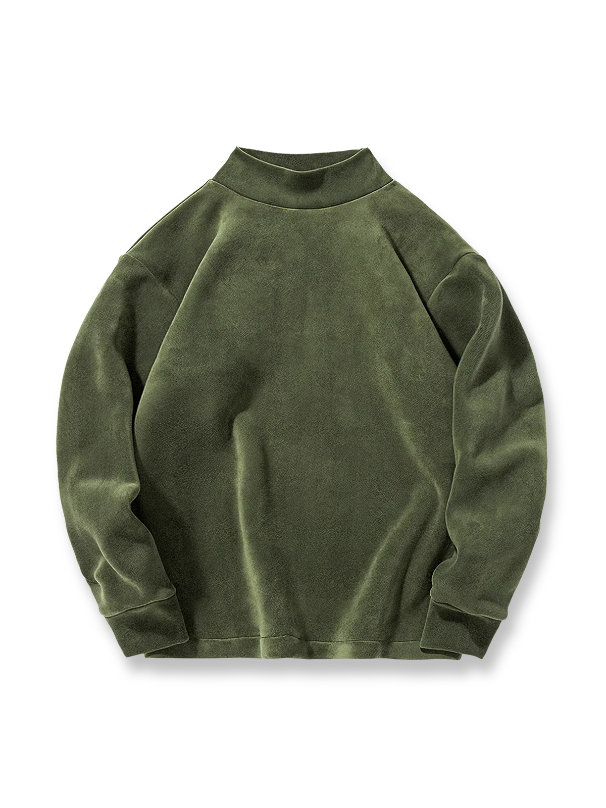 リオン ソフトフリース モックネック スウェットシャツ