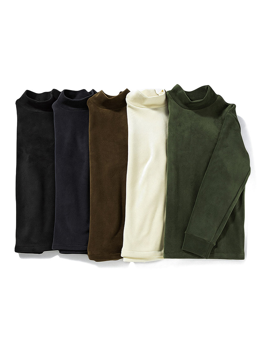 リオン ソフトフリース モックネック スウェットシャツ