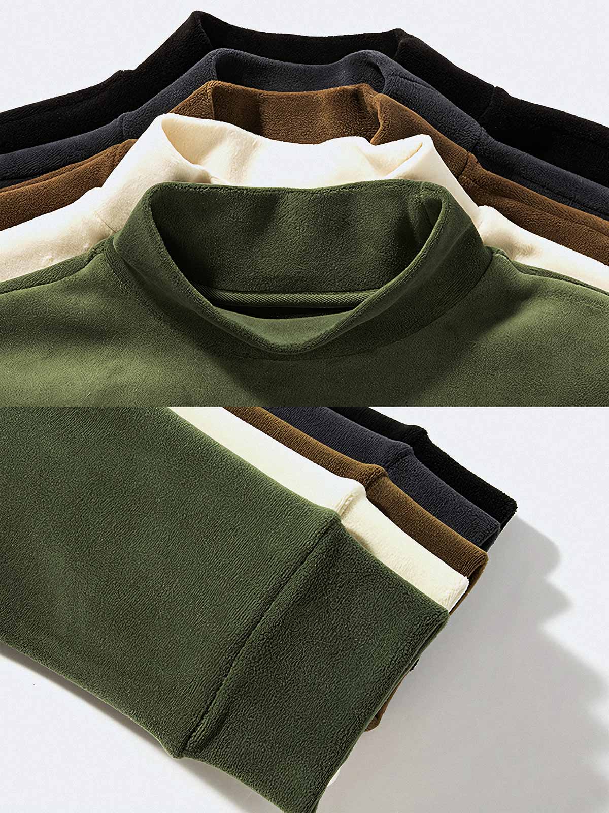 リオン ソフトフリース モックネック スウェットシャツ