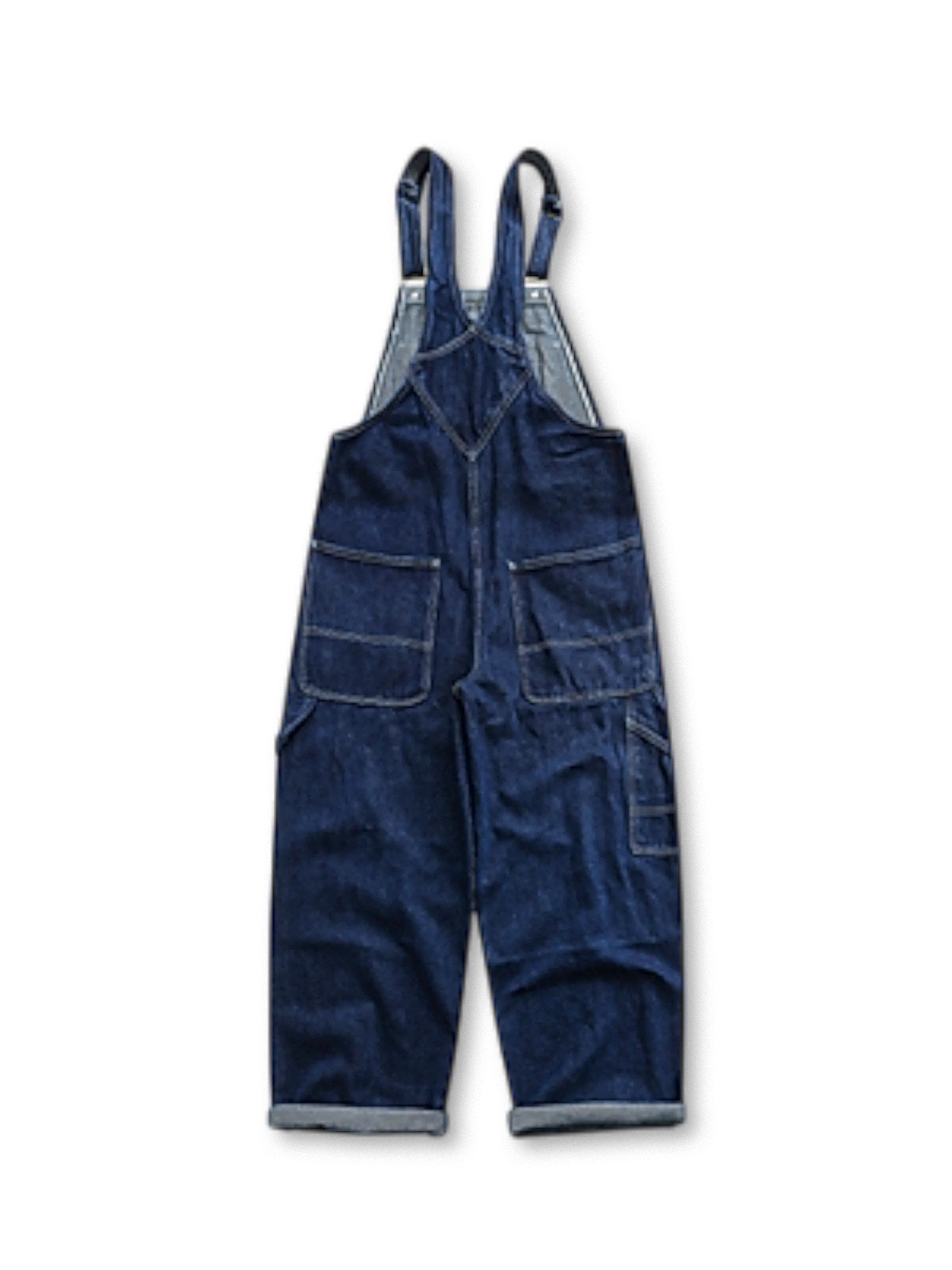 ソラ インディゴ デニムオーバーオール