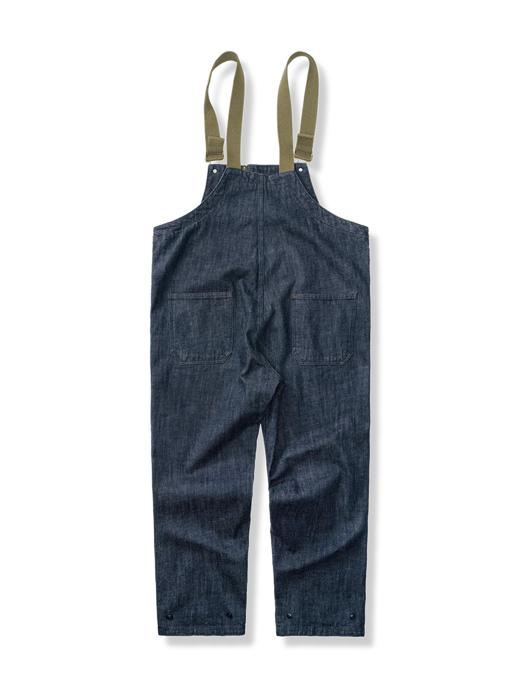 カイ インディゴ セルビッジ デニムオーバーオール