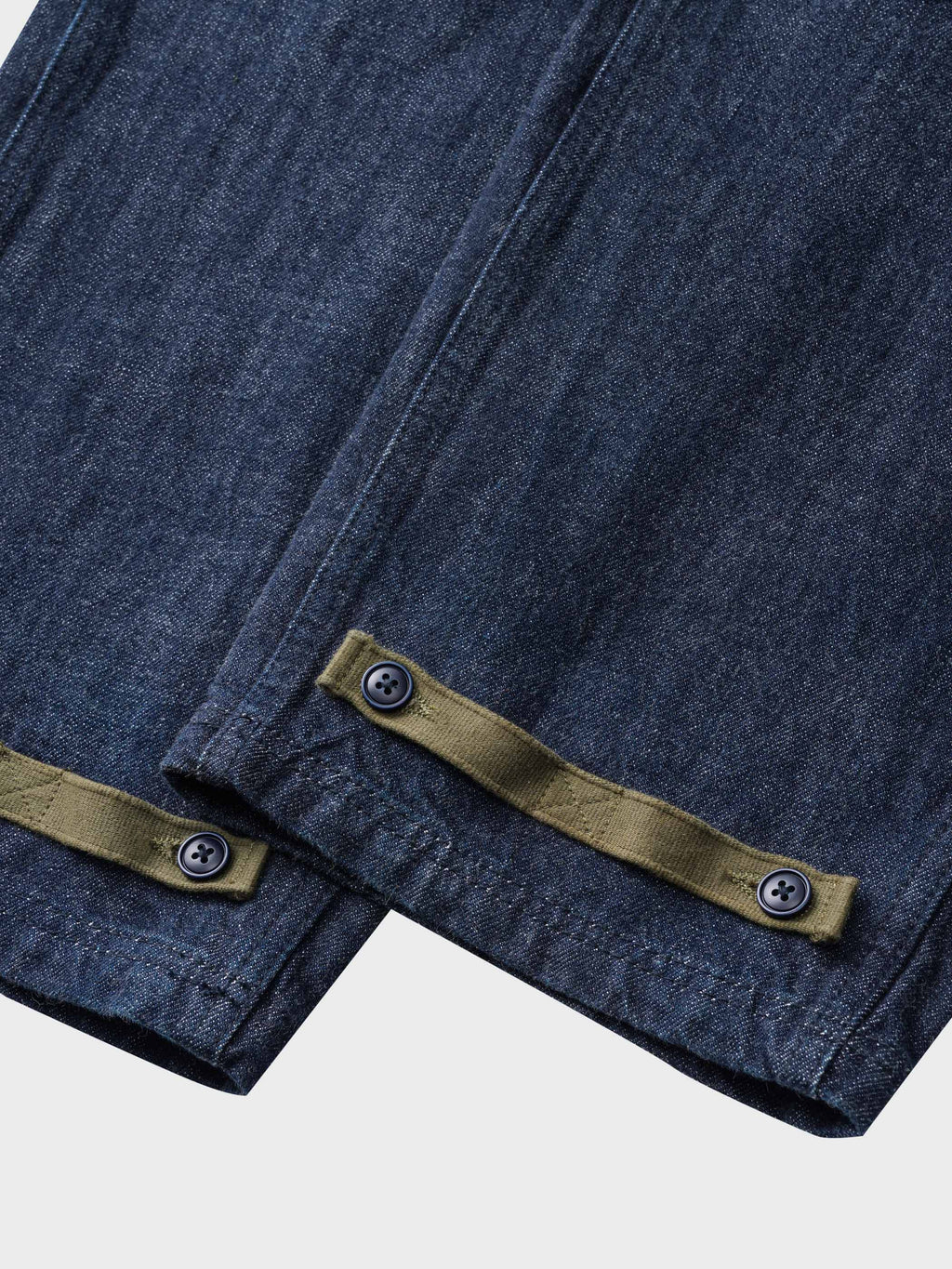 カイ インディゴ セルビッジ デニムオーバーオール