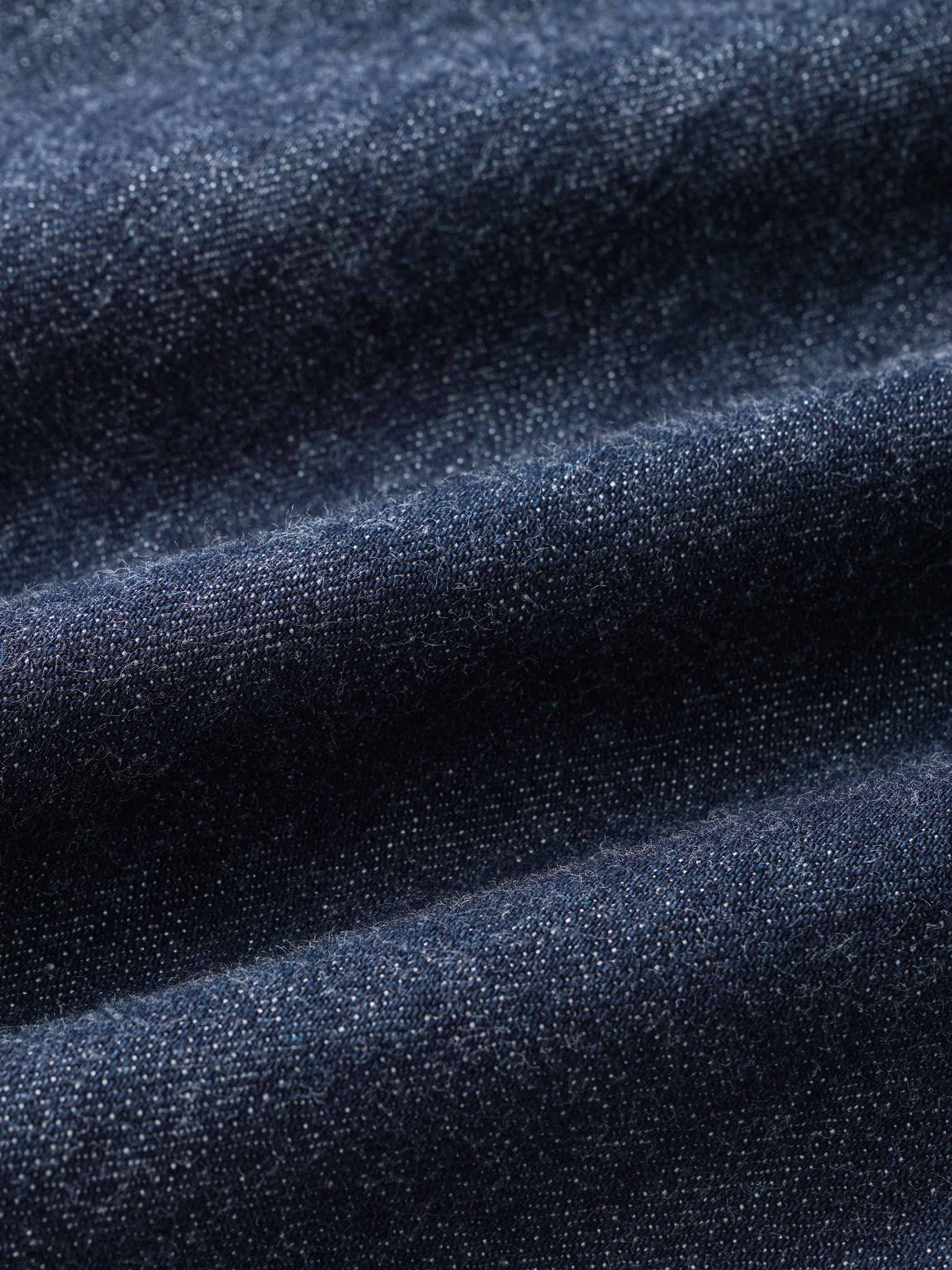 カイ インディゴ セルビッジ デニムオーバーオール