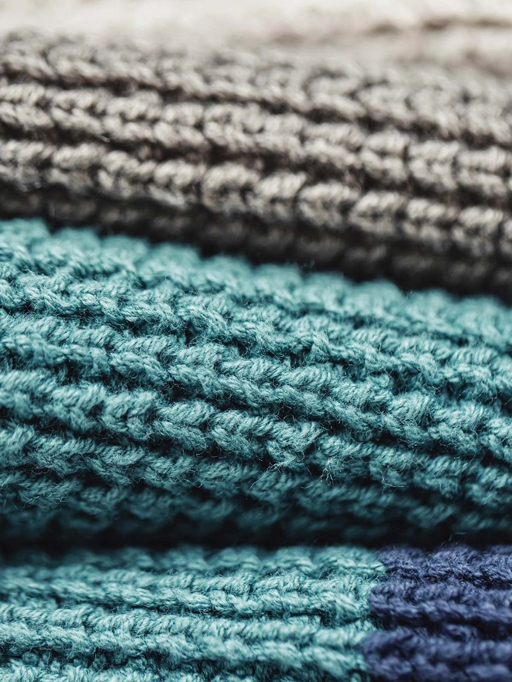 レオ ボーダー ニット パーカ