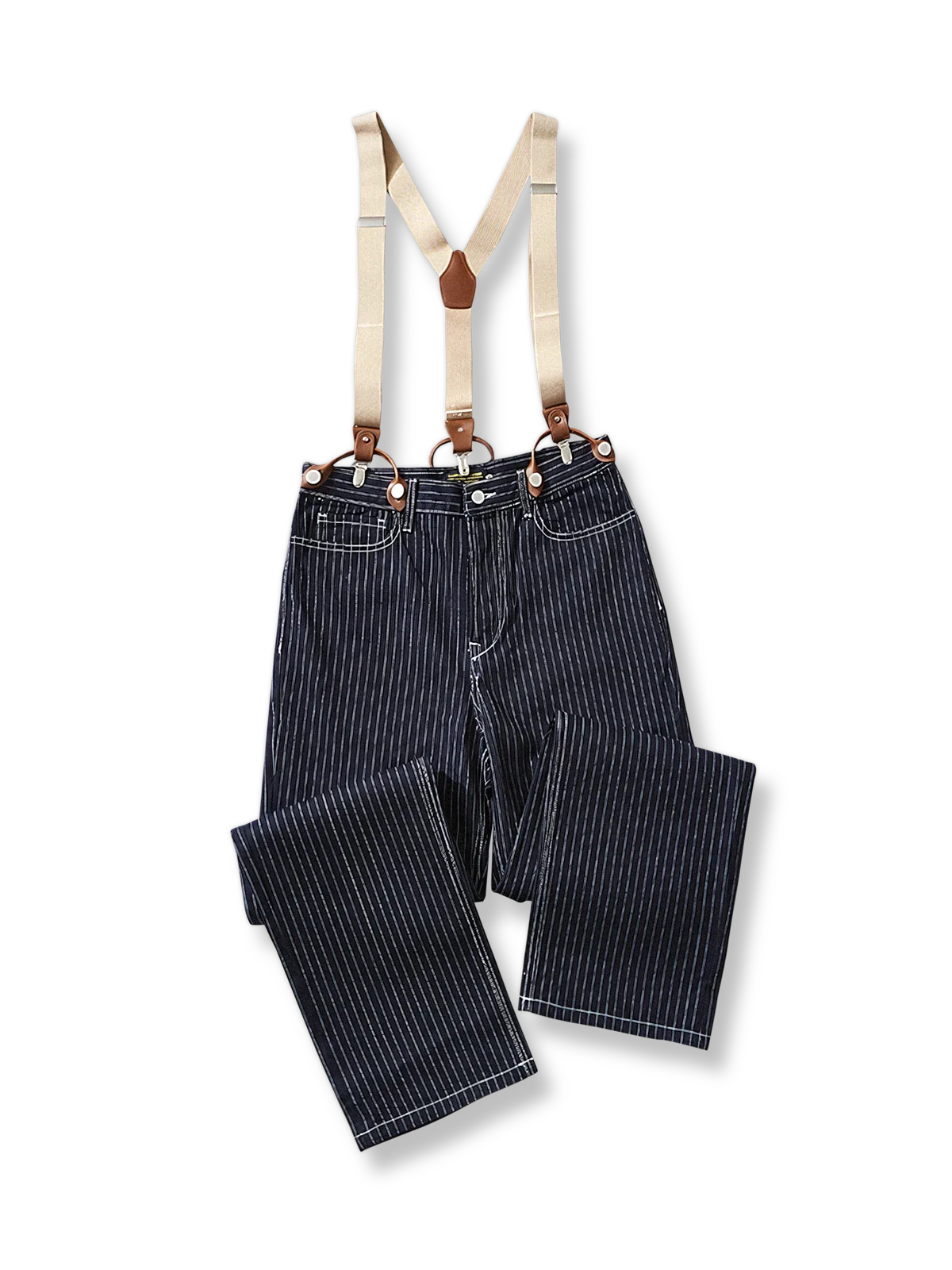レンヴィンテージサスペンダーデニム