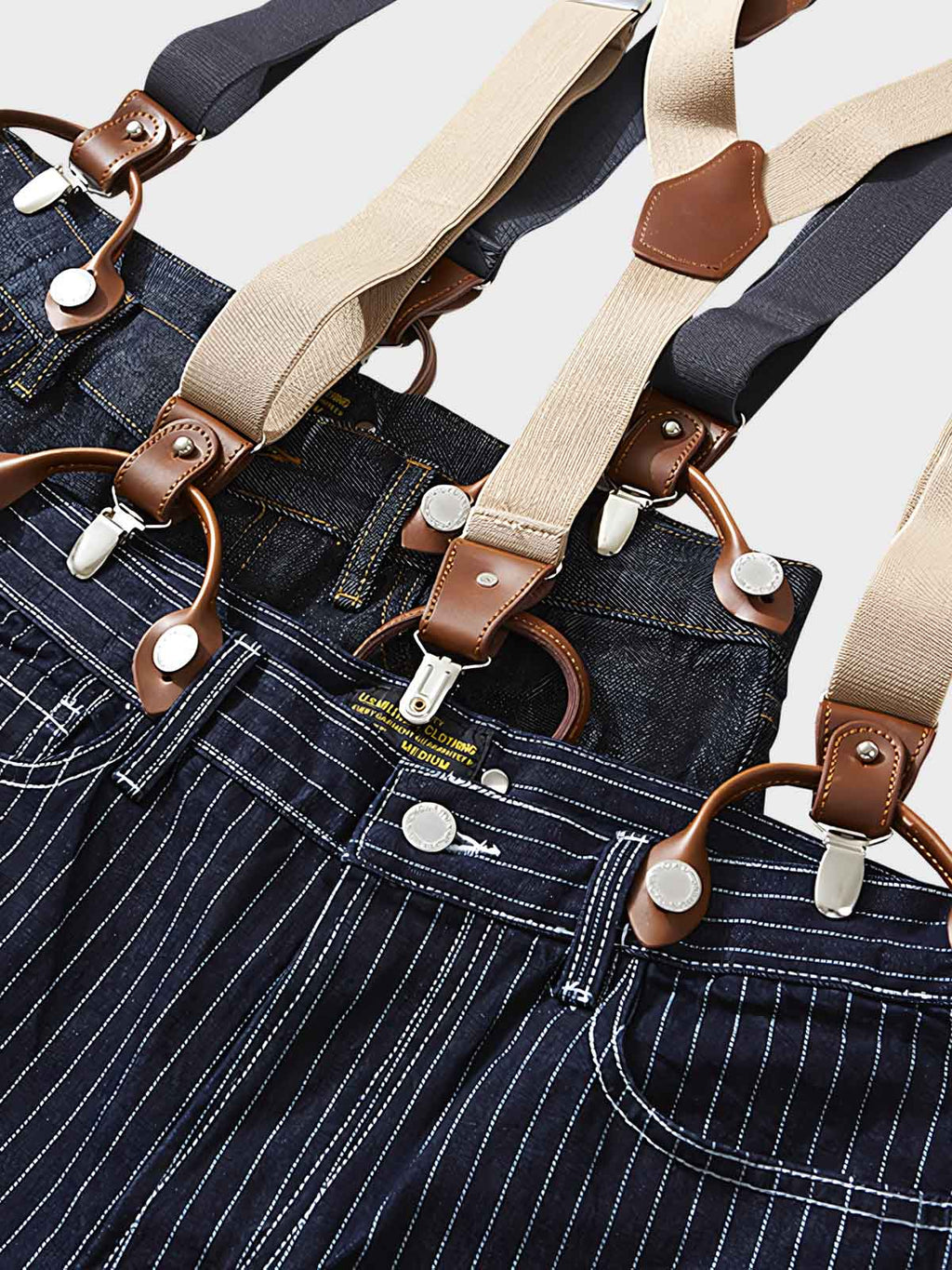 レンヴィンテージサスペンダーデニム