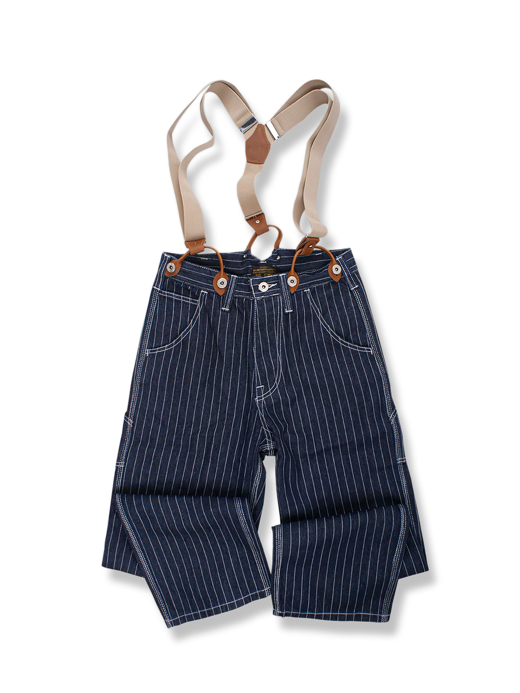 ハルピンストライプデニムパンツ