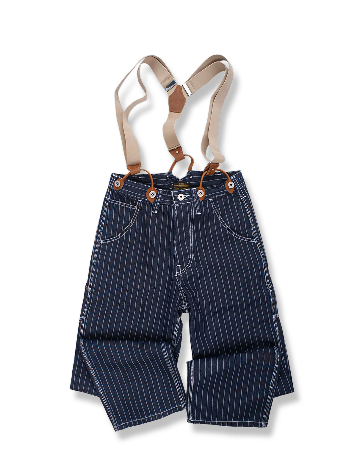 ハルピンストライプデニムパンツ