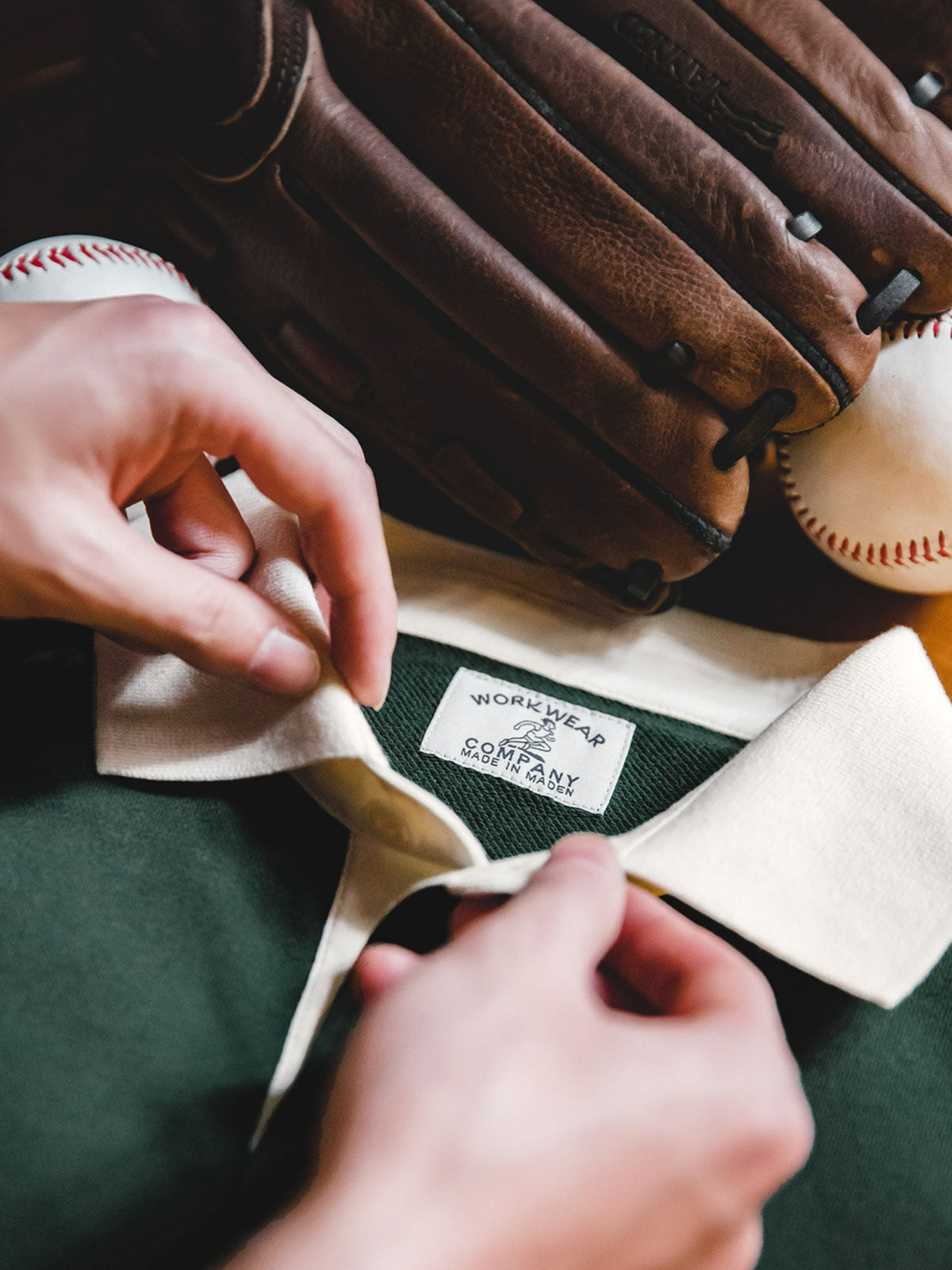 グリーンラガーシャツ｜カリフォルニアプリントデザイン