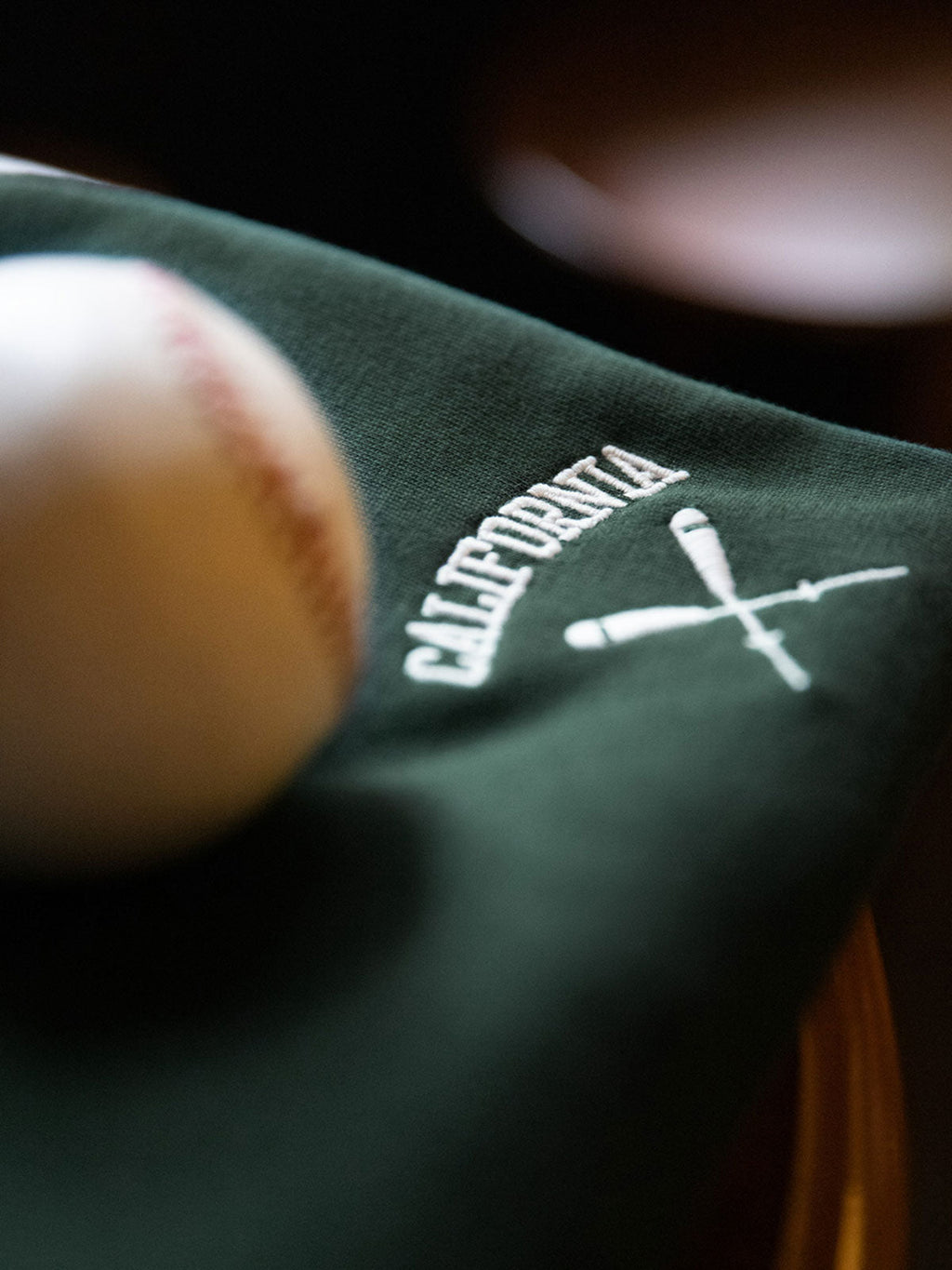 グリーンラガーシャツ｜カリフォルニアプリントデザイン