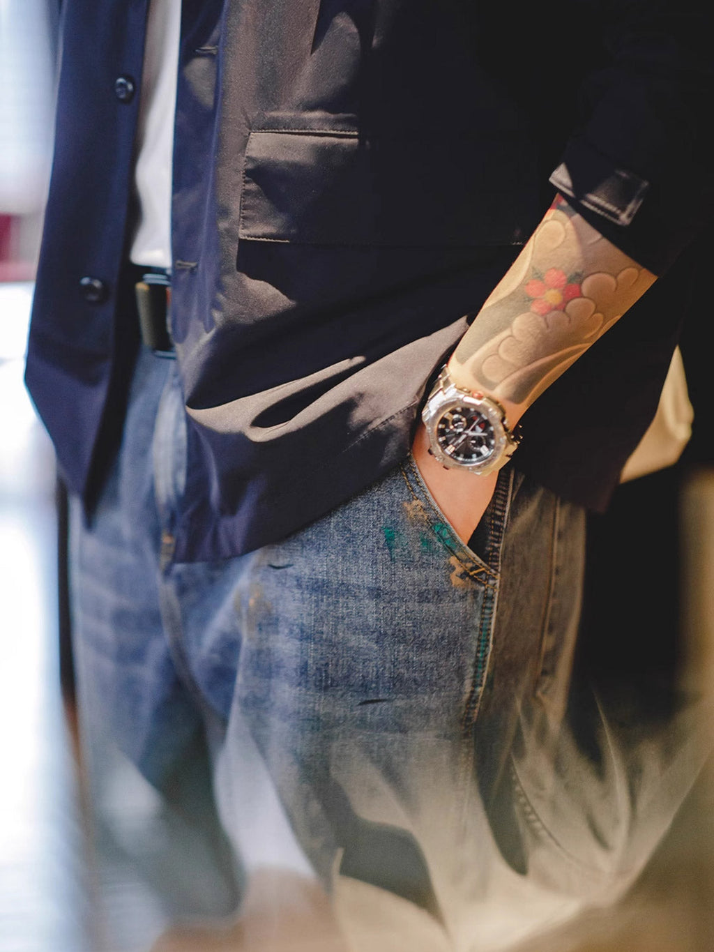 ソウイヴィンテージペイントデニム