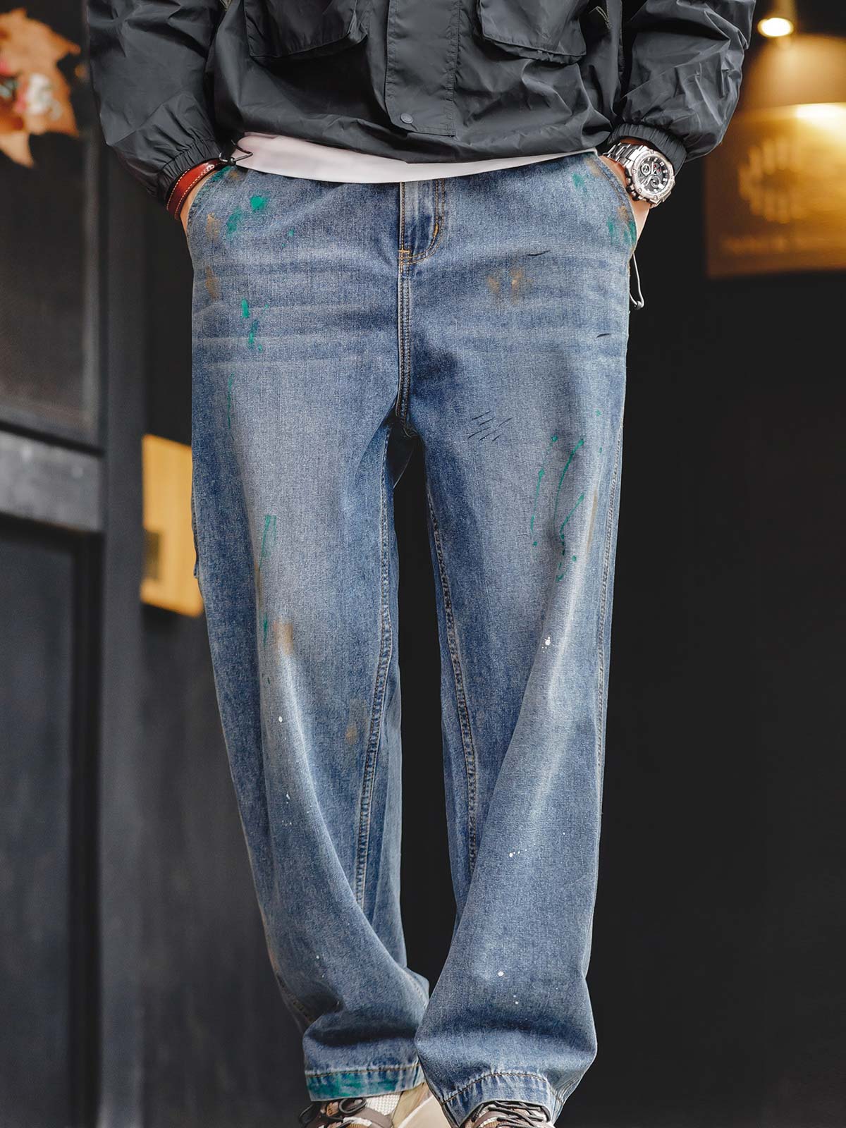 ソウイヴィンテージペイントデニム