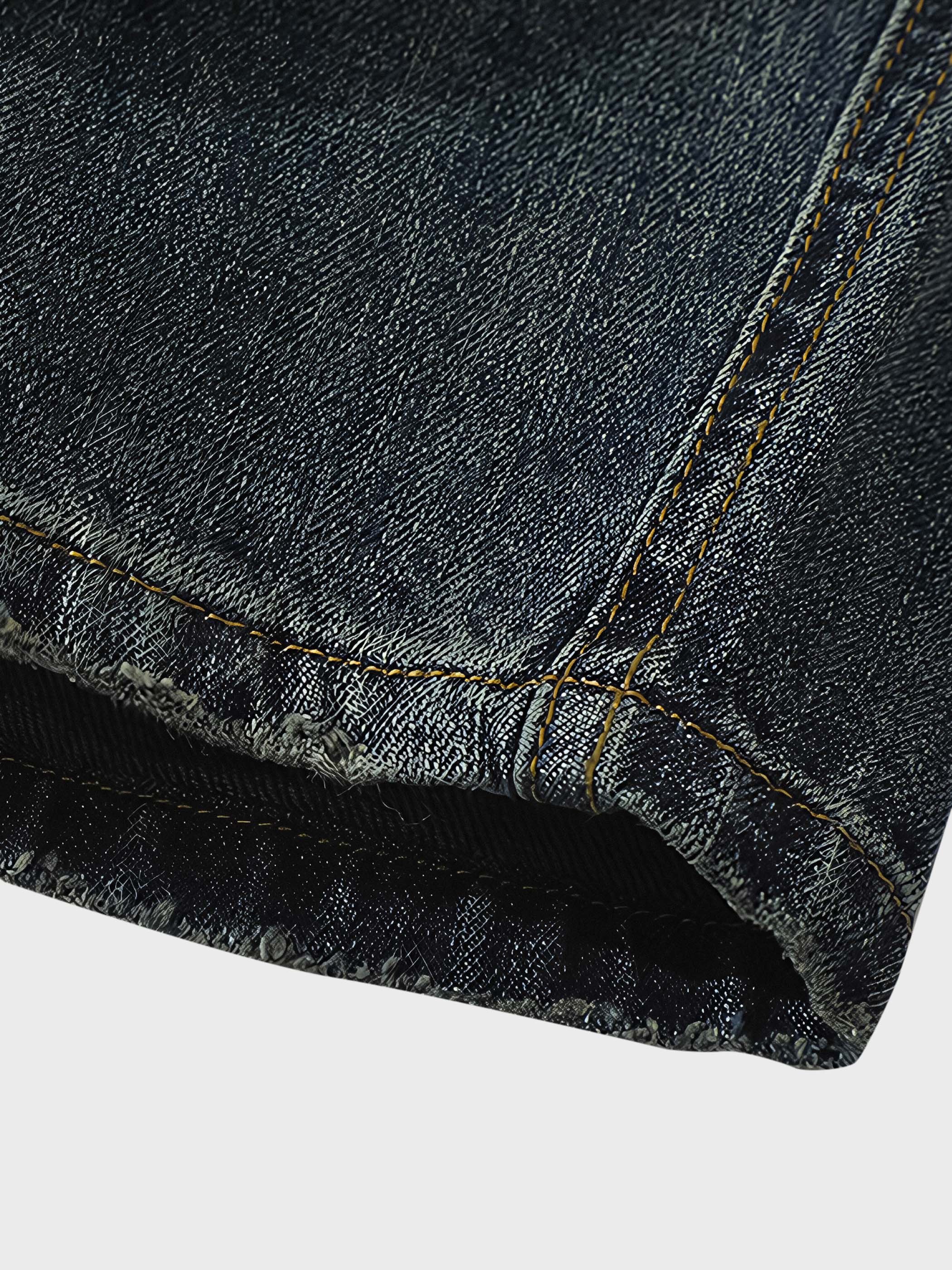 ダイチ インディゴ ダメージデニム オーバーオール