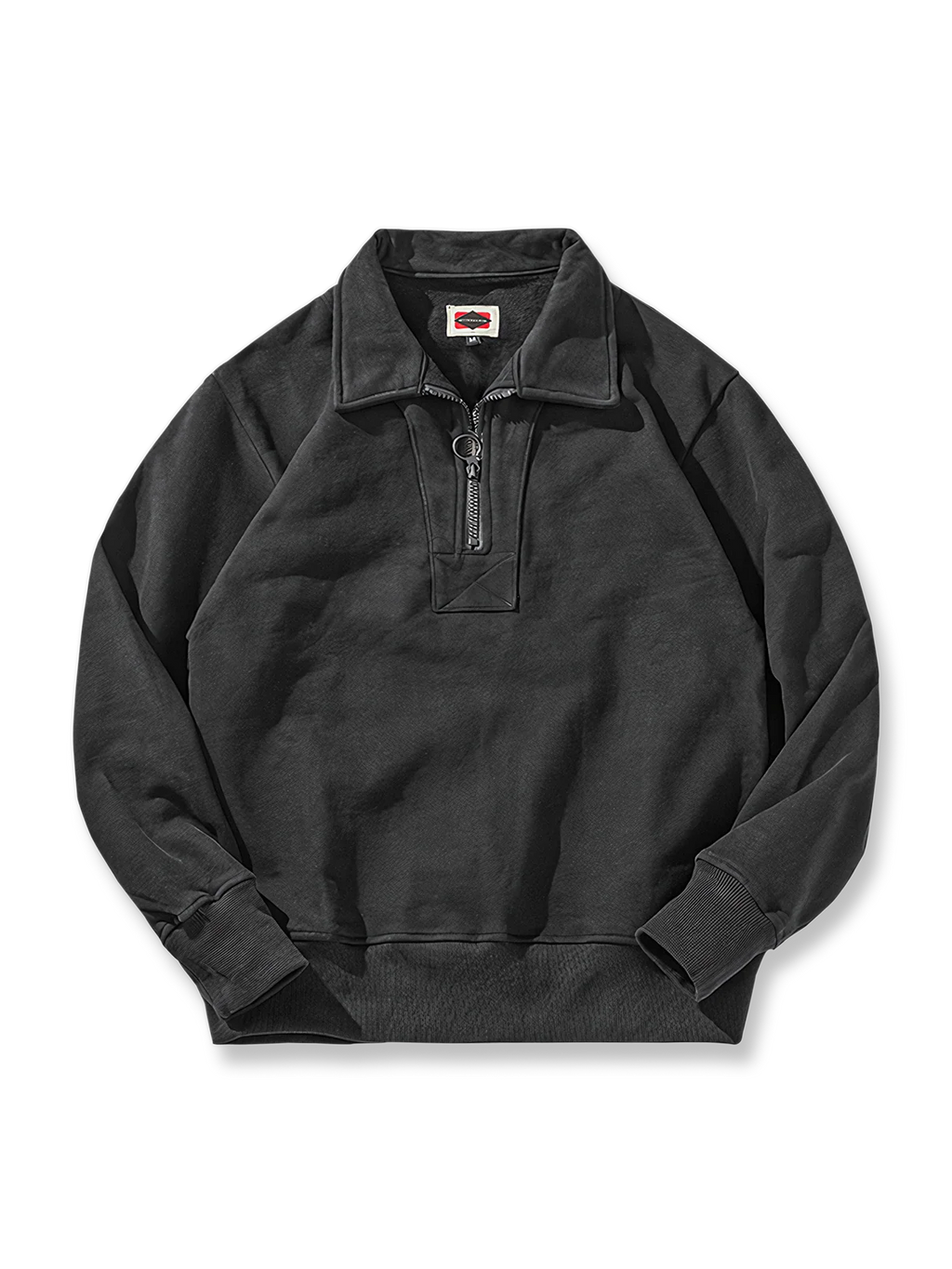 アレン ハーフジップカラースウェットシャツ