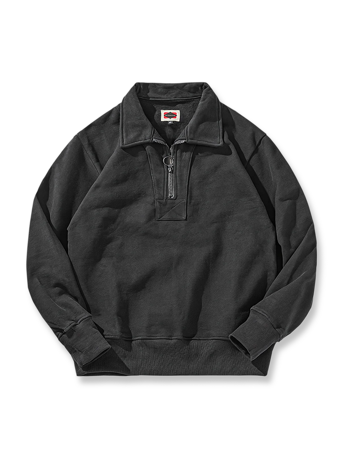 アレン ハーフジップカラースウェットシャツ