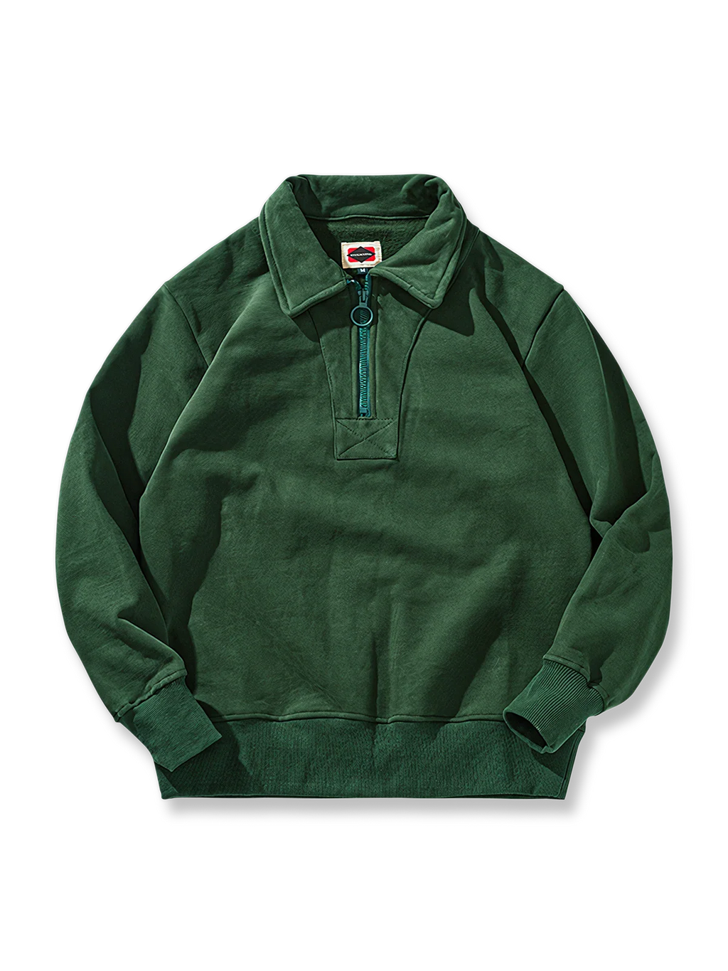 アレン ハーフジップカラースウェットシャツ