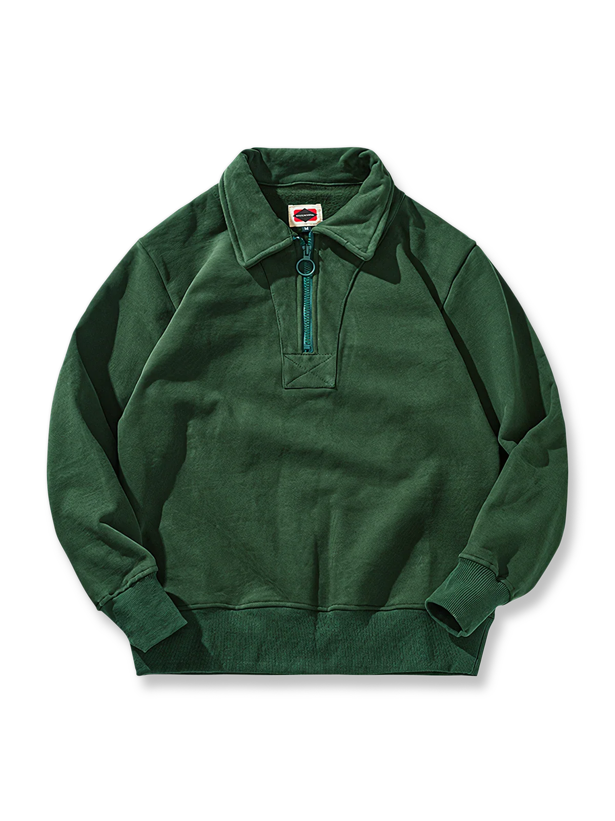 アレン ハーフジップカラースウェットシャツ