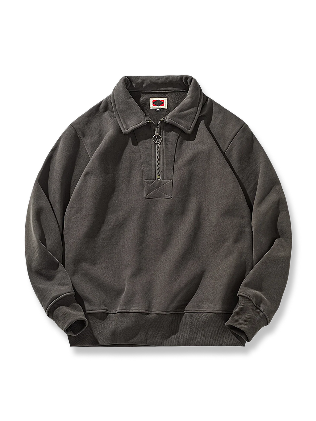 アレン ハーフジップカラースウェットシャツ