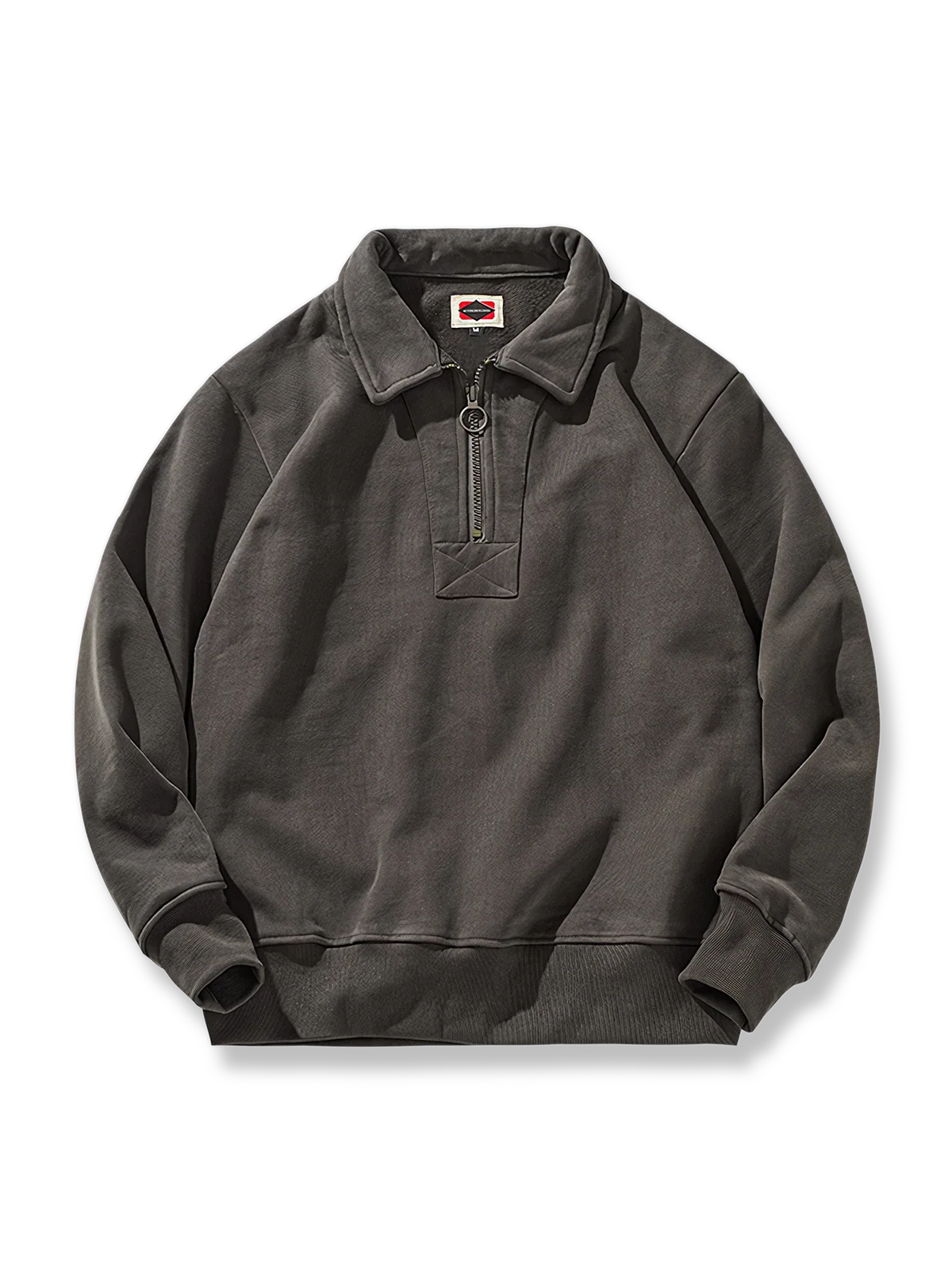 アレン ハーフジップカラースウェットシャツ