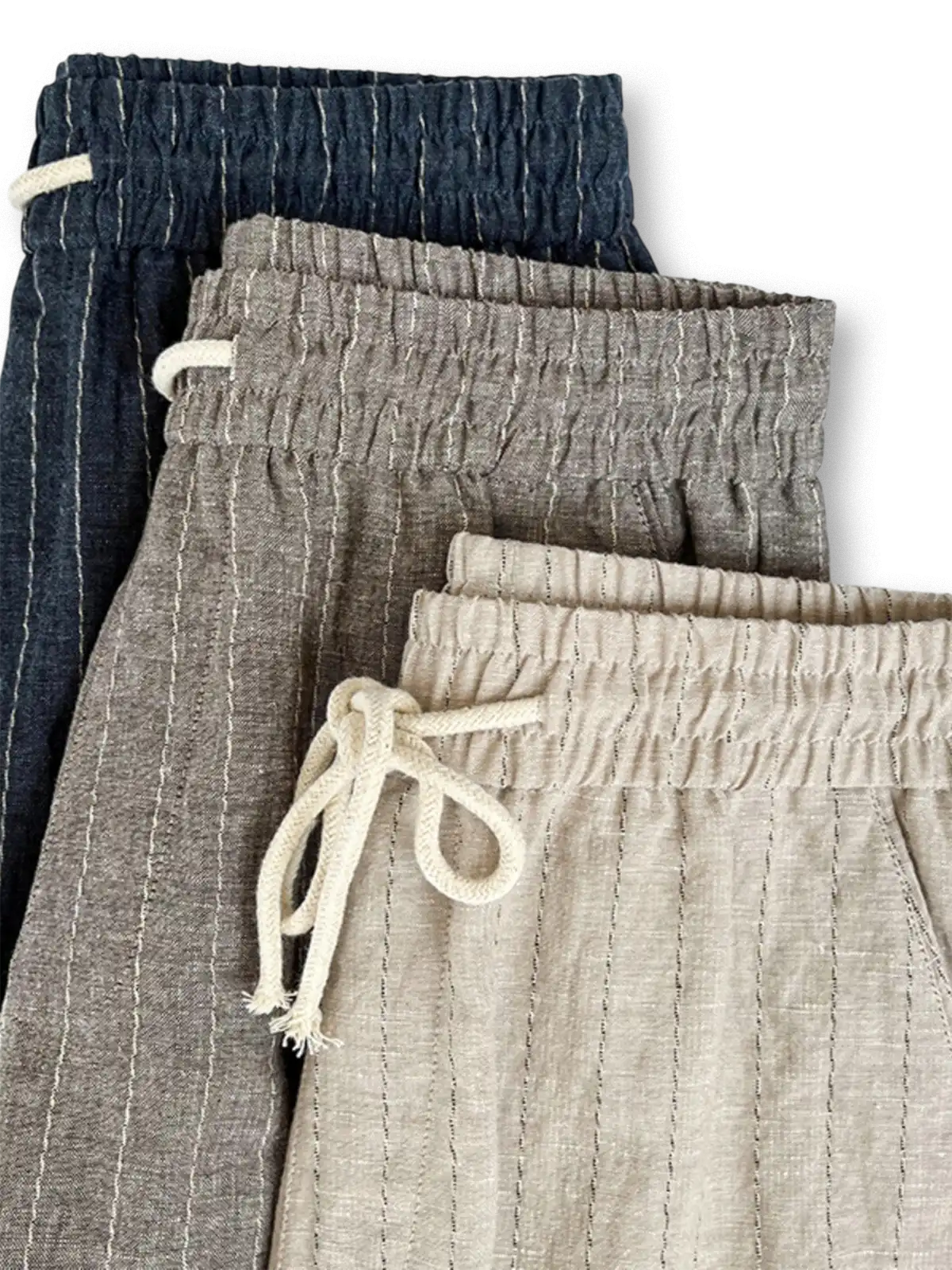 チノストライプリラックスパンツ