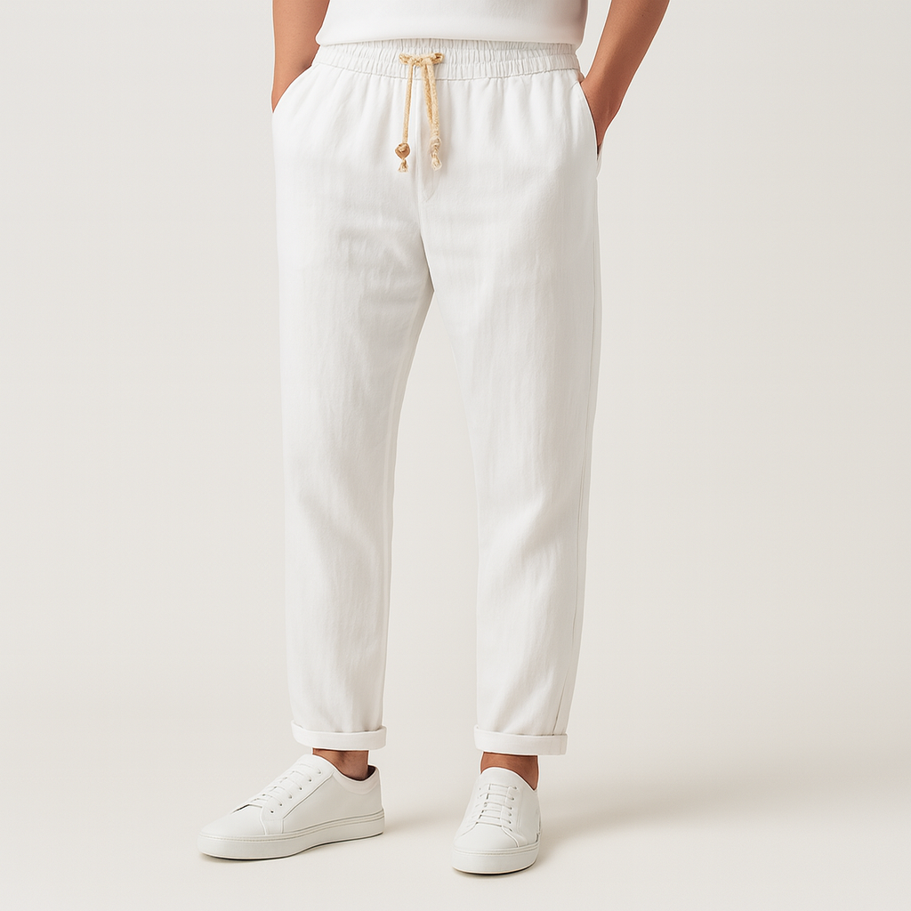 ケン ネイビー ドローストリング パンツ