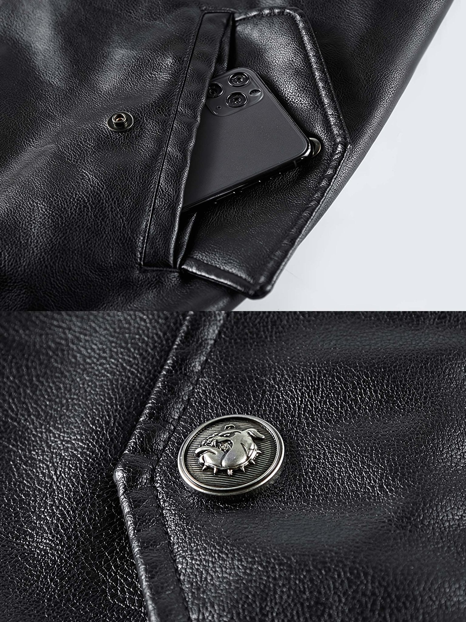 フェニックスエンブレムレザージャケット