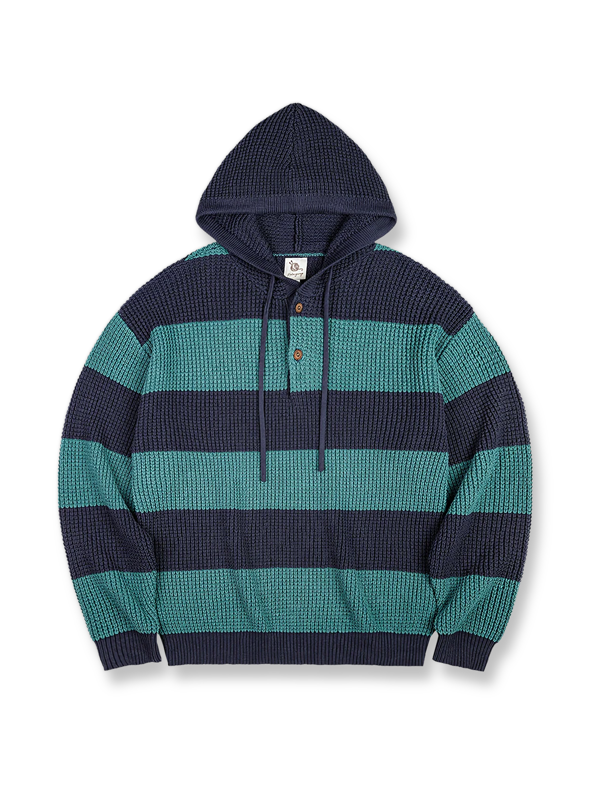 レオ ボーダー ニット パーカ