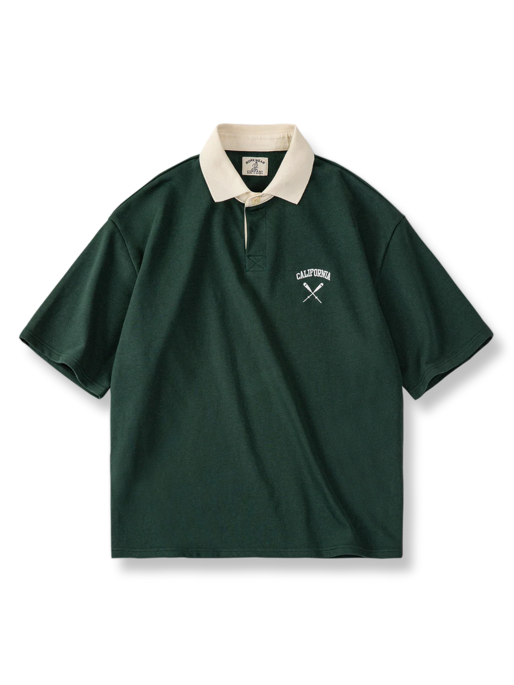 グリーンラガーシャツ｜カリフォルニアプリントデザイン