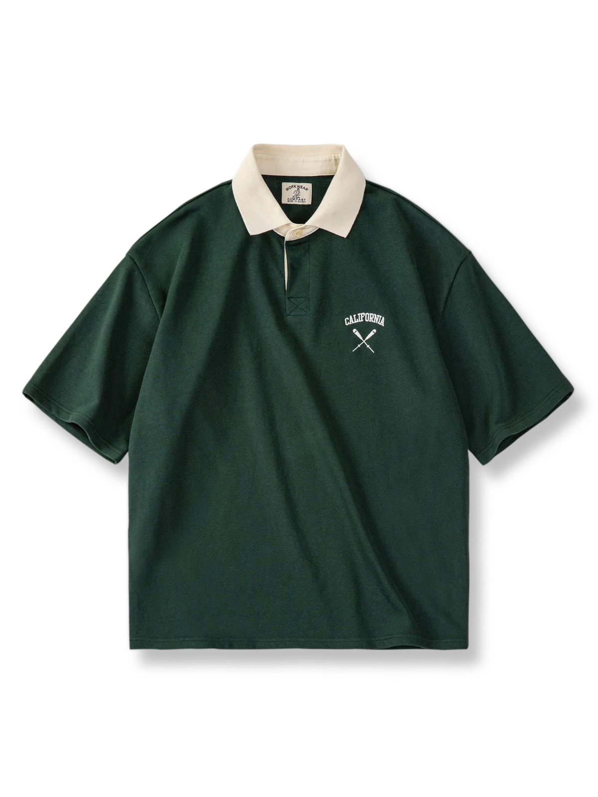 グリーンラガーシャツ｜カリフォルニアプリントデザイン