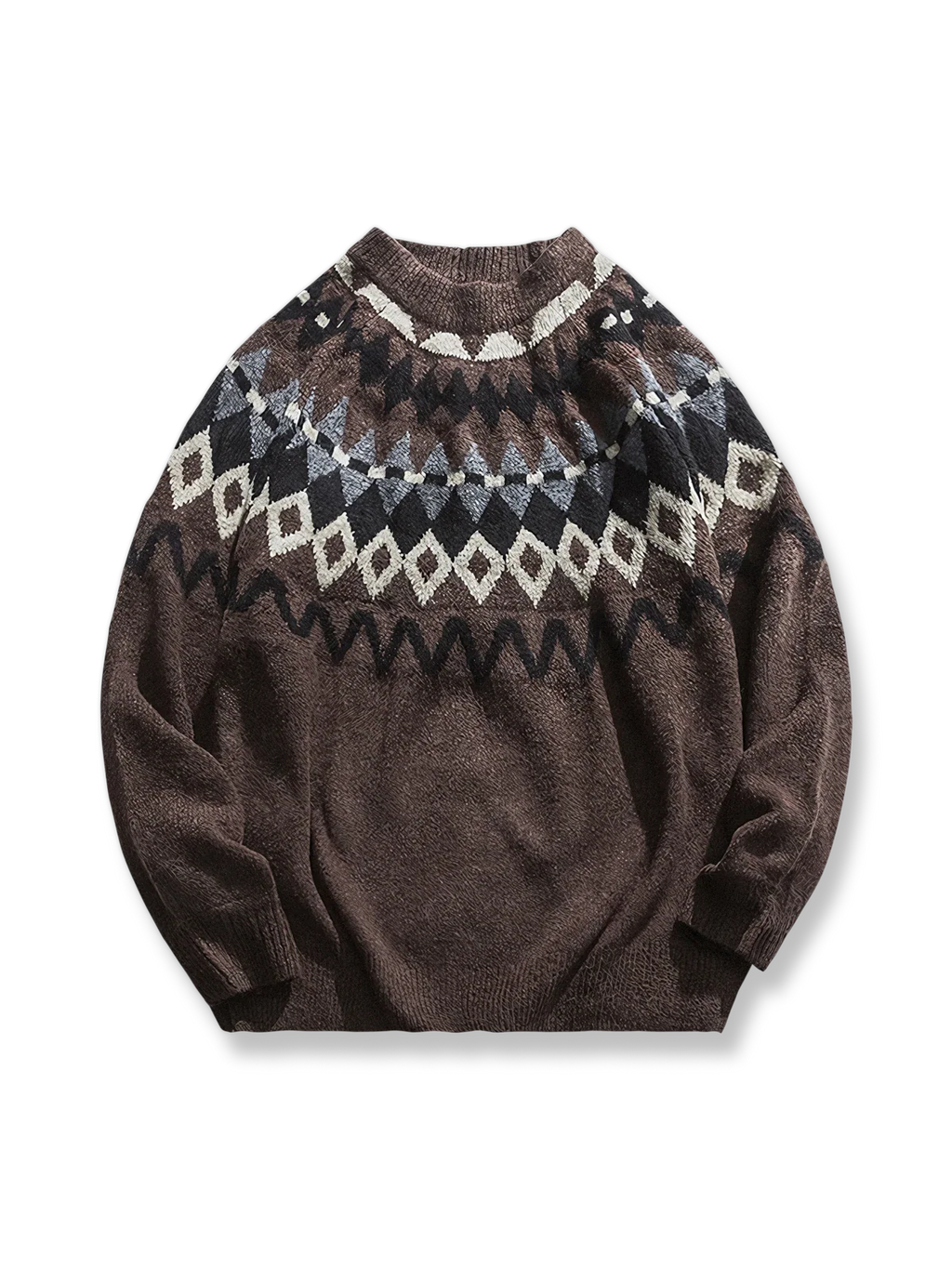 ユウキ ノルディック パターン ニットセーター