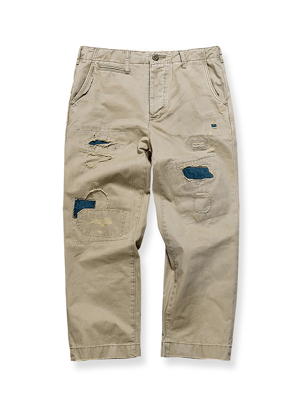 ソウ パッチワーク カーゴパンツ