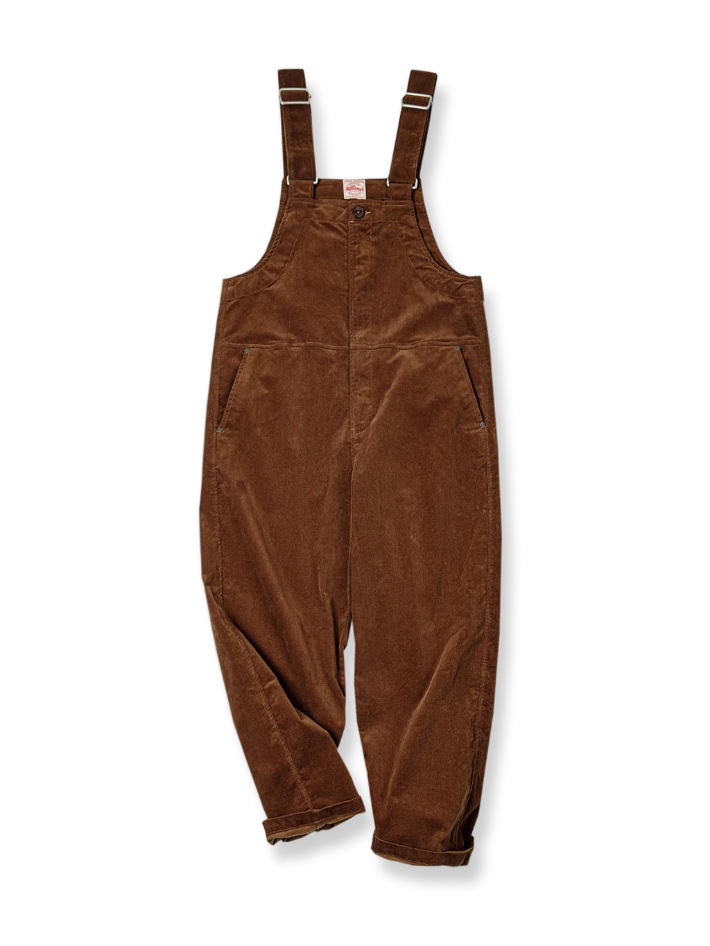 ハル ブラウン コーデュロイ オーバーオール