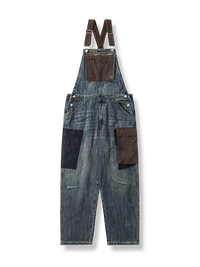 ダイチ インディゴ ダメージデニム オーバーオール