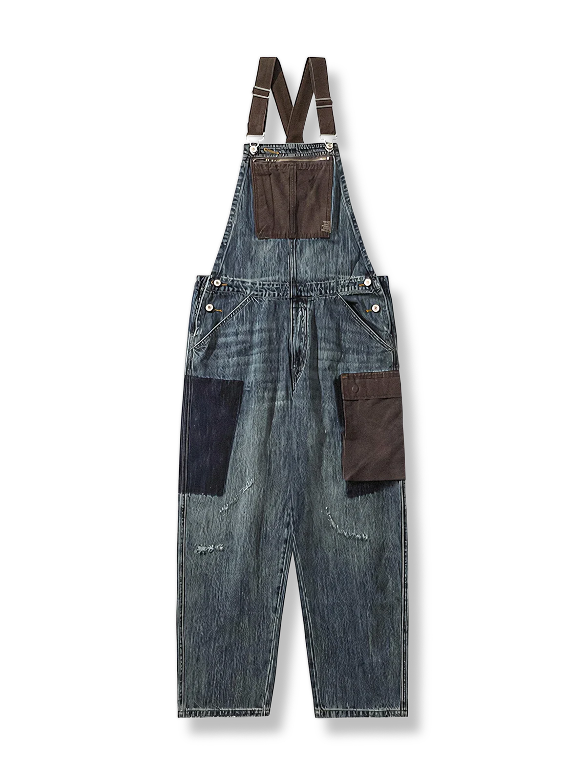 ダイチ インディゴ ダメージデニム オーバーオール