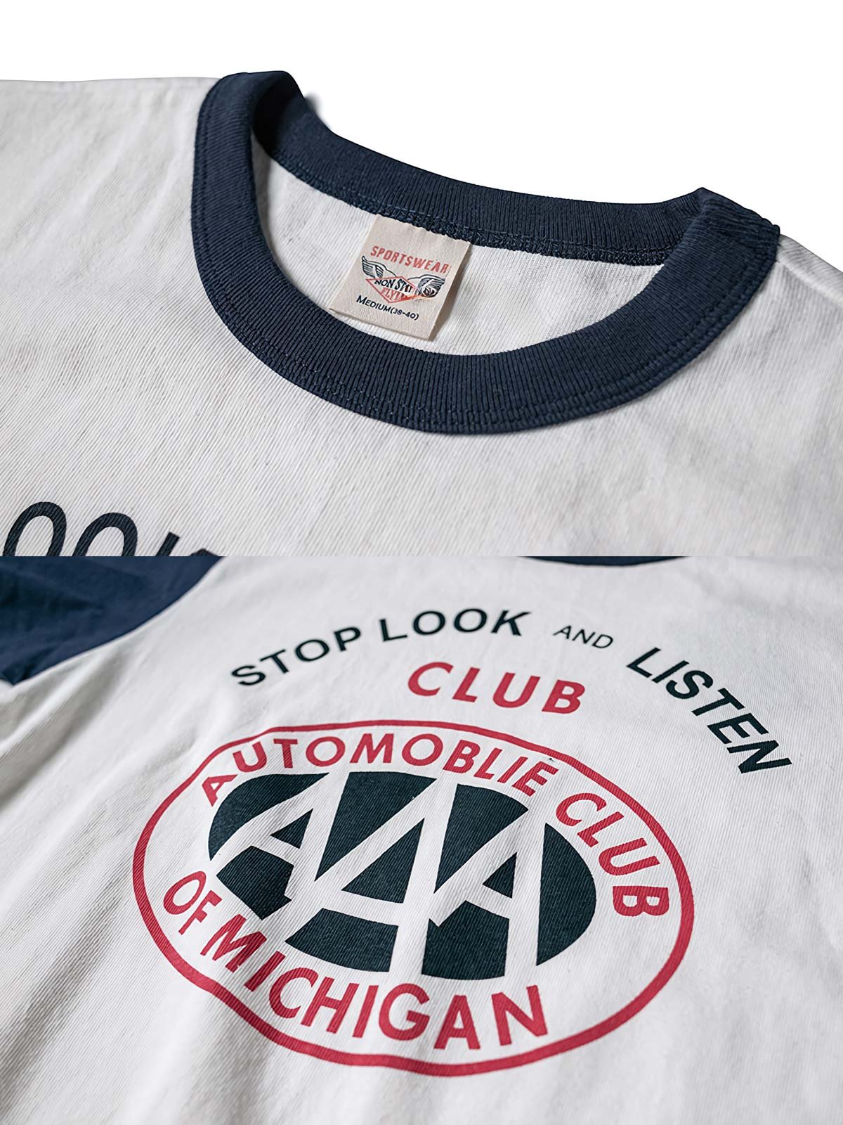 ヴィンテージ風ラグランTシャツ