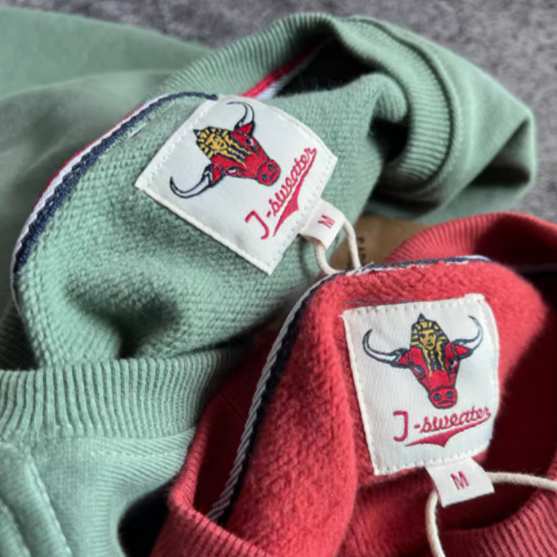 ソウ マークパッチ クルーネックスウェット