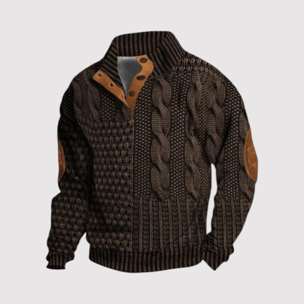 タクミ ケーブルニット ハイブリッド ジャケット