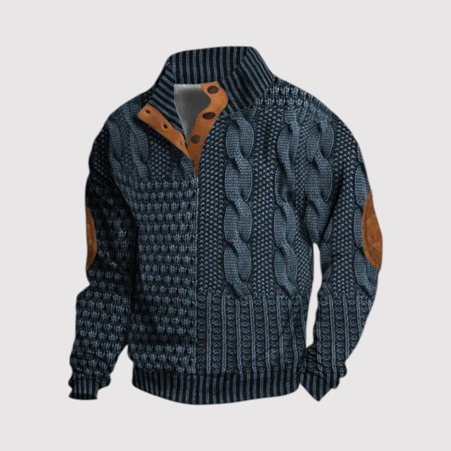 タクミ ケーブルニット ハイブリッド ジャケット