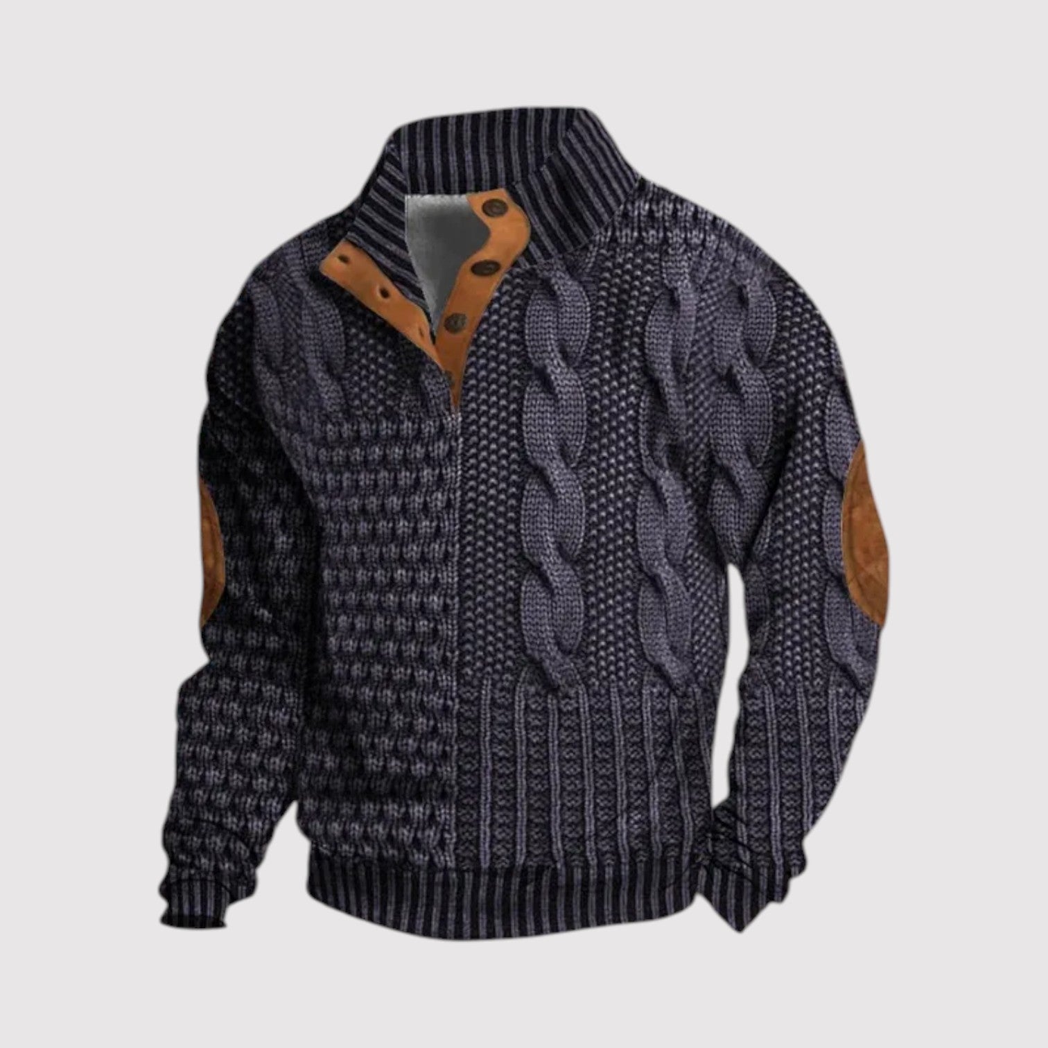 タクミ ケーブルニット ハイブリッド ジャケット