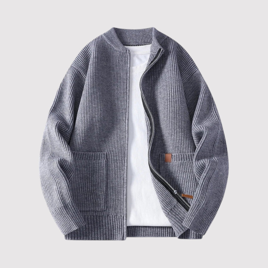 リオジップニットカーディガン