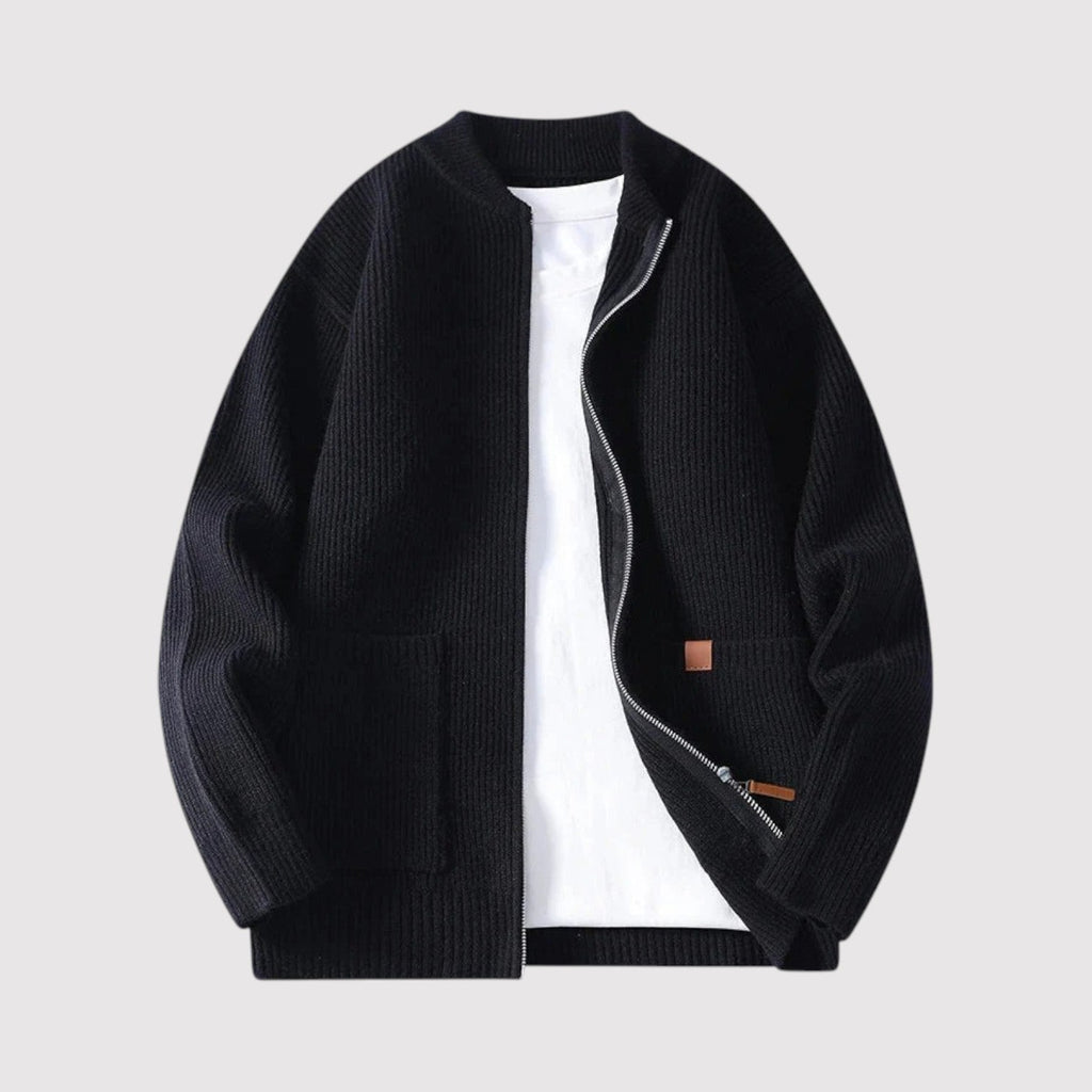 リオジップニットカーディガン